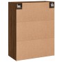 Armarios de pared 2 uds madera de ingeniería marrón roble de vidaXL, Aparadores - Ref: Foro24-3198032, Precio: 148,42 €, Desc...