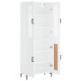 Aparador alto madera contrachapada blanco 69,5x34x180 cm de vidaXL, Aparadores - Ref: Foro24-3198337, Precio: 188,54 €, Descu...