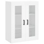 Aparador alto madera contrachapada blanco 69,5x34x180 cm de vidaXL, Aparadores - Ref: Foro24-3198337, Precio: 188,54 €, Descu...