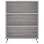 Aparador alto madera contrachapada gris sonoma 69,5x34x180 cm de vidaXL, Aparadores - Ref: Foro24-3198703, Precio: 137,64 €, ...