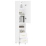 Aparador alto madera contrachapada blanco 34,5x34x180 cm de vidaXL, Aparadores - Ref: Foro24-3198897, Precio: 105,26 €, Descu...