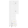 Aparador alto madera contrachapada blanco 34,5x34x180 cm de vidaXL, Aparadores - Ref: Foro24-3198897, Precio: 105,26 €, Descu...