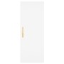 Aparador alto madera contrachapada blanco 34,5x34x180 cm de vidaXL, Aparadores - Ref: Foro24-3198897, Precio: 105,26 €, Descu...