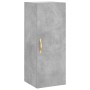 Aparador de madera contrachapada gris hormigón 34,5x34x180 cm de vidaXL, Aparadores - Ref: Foro24-3198901, Precio: 102,34 €, ...