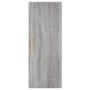 Aparador alto madera contrachapada gris Sonoma 34,5x34x180 cm de vidaXL, Aparadores - Ref: Foro24-3198911, Precio: 105,06 €, ...