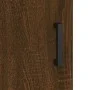 Aparador alto madera contrachapada roble marrón 34,5x34x180 cm de vidaXL, Aparadores - Ref: Foro24-3198920, Precio: 106,61 €,...