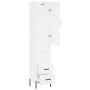 Aparador alto madera contrachapada blanco 34,5x34x180 cm de vidaXL, Aparadores - Ref: Foro24-3198921, Precio: 122,78 €, Descu...