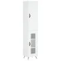 Tall white plywood sideboard 34.5x34x180 cm by vidaXL, Sideboards - Ref: Foro24-3199017, Price: 97,72 €, Discount: %
