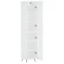 Tall white plywood sideboard 34.5x34x180 cm by vidaXL, Sideboards - Ref: Foro24-3199017, Price: 97,72 €, Discount: %