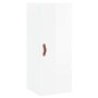 Aparador alto madera contrachapada blanco brillo 34,5x34x180 cm de vidaXL, Aparadores - Ref: Foro24-3199019, Precio: 104,68 €...