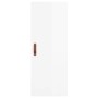 Aparador alto madera contrachapada blanco brillo 34,5x34x180 cm de vidaXL, Aparadores - Ref: Foro24-3199019, Precio: 104,68 €...