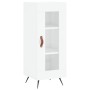 Aparador alto madera contrachapada blanco brillo 34,5x34x180 cm de vidaXL, Aparadores - Ref: Foro24-3199019, Precio: 104,68 €...
