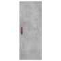 Aparador de madera contrachapada gris hormigón 34,5x34x180 cm de vidaXL, Aparadores - Ref: Foro24-3199021, Precio: 97,77 €, D...