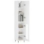 Aparador alto madera contrachapada blanco 34,5x34x180 cm de vidaXL, Aparadores - Ref: Foro24-3199025, Precio: 97,84 €, Descue...