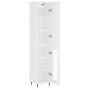 Aparador alto madera contrachapada blanco 34,5x34x180 cm de vidaXL, Aparadores - Ref: Foro24-3199025, Precio: 97,84 €, Descue...