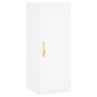 Aparador alto madera contrachapada blanco 34,5x34x180 cm de vidaXL, Aparadores - Ref: Foro24-3199025, Precio: 97,84 €, Descue...