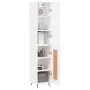 Tall white plywood sideboard 34.5x34x180 cm by vidaXL, Sideboards - Ref: Foro24-3199081, Price: 97,15 €, Discount: %