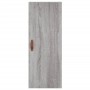 Aparador alto madera contrachapada gris Sonoma 34,5x34x180 cm de vidaXL, Aparadores - Ref: Foro24-3199087, Precio: 100,78 €, ...