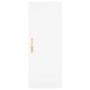 Aparador alto madera contrachapada blanco 34,5x34x180 cm de vidaXL, Aparadores - Ref: Foro24-3199089, Precio: 97,89 €, Descue...