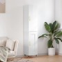 Aparador alto madera contrachapada blanco brillo 34,5x34x180 cm de vidaXL, Aparadores - Ref: Foro24-3199091, Precio: 105,05 €...