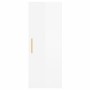 Aparador alto madera contrachapada blanco brillo 34,5x34x180 cm de vidaXL, Aparadores - Ref: Foro24-3199099, Precio: 103,78 €...