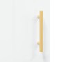 Aparador alto madera contrachapada blanco brillo 34,5x34x180 cm de vidaXL, Aparadores - Ref: Foro24-3199099, Precio: 103,78 €...