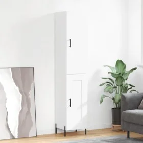 Aparador alto madera contrachapada blanco 34,5x34x180 cm de vidaXL, Aparadores - Ref: Foro24-3199113, Precio: 115,31 €, Descu...