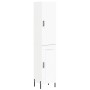 Aparador alto madera contrachapada blanco 34,5x34x180 cm de vidaXL, Aparadores - Ref: Foro24-3199113, Precio: 116,75 €, Descu...