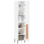 Aparador alto madera contrachapada blanco 34,5x34x180 cm de vidaXL, Aparadores - Ref: Foro24-3199113, Precio: 116,75 €, Descu...