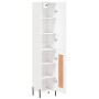 Aparador alto madera contrachapada blanco 34,5x34x180 cm de vidaXL, Aparadores - Ref: Foro24-3199113, Precio: 116,75 €, Descu...