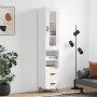 Aparador alto madera contrachapada blanco 34,5x34x180 cm de vidaXL, Aparadores - Ref: Foro24-3199273, Precio: 109,20 €, Descu...