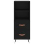 Aparador de madera contrachapada negro 34,5x34x180 cm de vidaXL, Aparadores - Ref: Foro24-3199274, Precio: 108,94 €, Descuent...