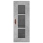Aparador de madera contrachapada gris hormigón 34,5x34x180 cm de vidaXL, Aparadores - Ref: Foro24-3199277, Precio: 107,18 €, ...