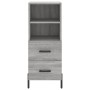 Aparador alto madera contrachapada gris Sonoma 34,5x34x180 cm de vidaXL, Aparadores - Ref: Foro24-3199311, Precio: 121,01 €, ...