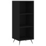 Aparador de madera contrachapada negro 34,5x34x180 cm de vidaXL, Aparadores - Ref: Foro24-3199338, Precio: 96,67 €, Descuento: %