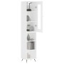 Aparador alto madera contrachapada blanco 34,5x34x180 cm de vidaXL, Aparadores - Ref: Foro24-3199337, Precio: 92,52 €, Descue...