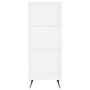 Aparador alto madera contrachapada blanco 34,5x34x180 cm de vidaXL, Aparadores - Ref: Foro24-3199337, Precio: 92,52 €, Descue...