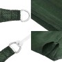 Toldo de vela trapecio HDPE verde oscuro 160 g/m² 4/5x3 m en Sombrillas | Comprar online en Foru.es