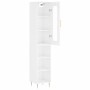 Aparador alto madera contrachapada blanco brillo 34,5x34x180 cm de vidaXL, Aparadores - Ref: Foro24-3199355, Precio: 96,09 €,...