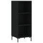 Aparador de madera contrachapada negro 34,5x34x180 cm de vidaXL, Aparadores - Ref: Foro24-3199362, Precio: 94,67 €, Descuento: %