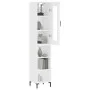 Tall white plywood sideboard 34.5x34x180 cm by vidaXL, Sideboards - Ref: Foro24-3199361, Price: 98,00 €, Discount: %