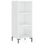 Aparador alto madera contrachapada blanco 34,5x34x180 cm de vidaXL, Aparadores - Ref: Foro24-3199361, Precio: 99,10 €, Descue...