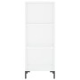 Aparador alto madera contrachapada blanco 34,5x34x180 cm de vidaXL, Aparadores - Ref: Foro24-3199361, Precio: 99,10 €, Descue...
