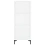 Tall white plywood sideboard 34.5x34x180 cm by vidaXL, Sideboards - Ref: Foro24-3199361, Price: 98,00 €, Discount: %
