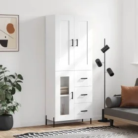Tall white plywood sideboard 69.5x34x180 cm by vidaXL, Sideboards - Ref: Foro24-3199945, Price: 171,83 €, Discount: %