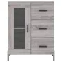 Aparador alto madera contrachapada gris sonoma 69,5x34x180 cm by vidaXL, Sideboards - Ref: Foro24-3199951, Price: 172,50 €, D...