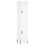 Aparador alto madera contrachapada blanco 34,5x34x180 cm de vidaXL, Aparadores - Ref: Foro24-3200137, Precio: 114,91 €, Descu...