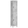 Concrete gray plywood sideboard 34.5x34x180 cm by vidaXL, Sideboards - Ref: Foro24-3200149, Price: 113,23 €, Discount: %