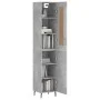 Concrete gray plywood sideboard 34.5x34x180 cm by vidaXL, Sideboards - Ref: Foro24-3200149, Price: 113,23 €, Discount: %