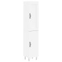 Aparador alto madera contrachapada blanco 34,5x34x180 cm de vidaXL, Aparadores - Ref: Foro24-3200161, Precio: 102,57 €, Descu...